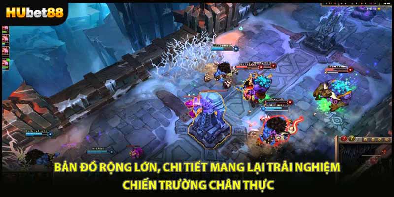 Bản đồ rộng lớn, chi tiết mang lại trải nghiệm chiến trường chân thực