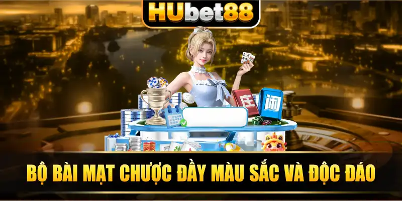 Bộ bài mạt chược đầy màu sắc và độc đáo