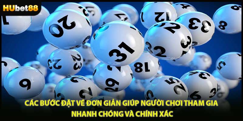 Các bước đặt vé đơn giản giúp người chơi tham gia nhanh chóng và chính xác