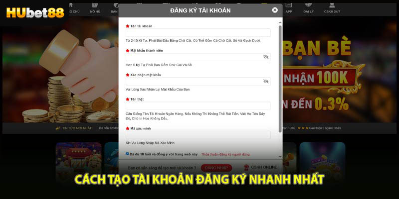 Cách tạo tài khoản đăng ký nhanh nhất