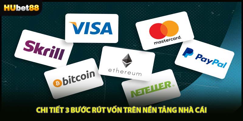 Chi tiết 3 bước rút vốn trên nền tảng nhà cái