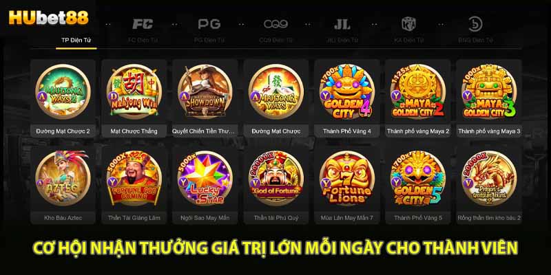 Cơ hội nhận thưởng giá trị lớn mỗi ngày cho thành viên