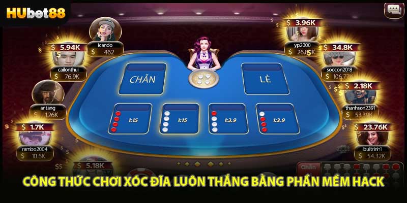 Công thức chơi xóc đĩa luôn thắng bằng phần mềm hack