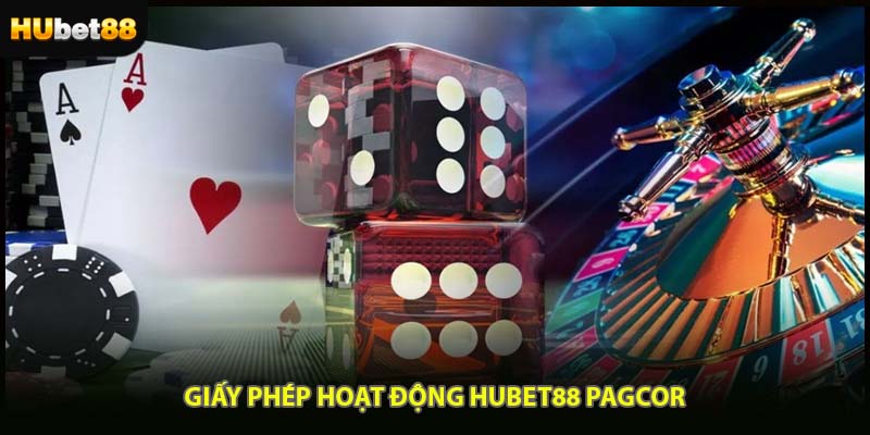 Giấy phép hoạt động HUBET88 PAGCOR