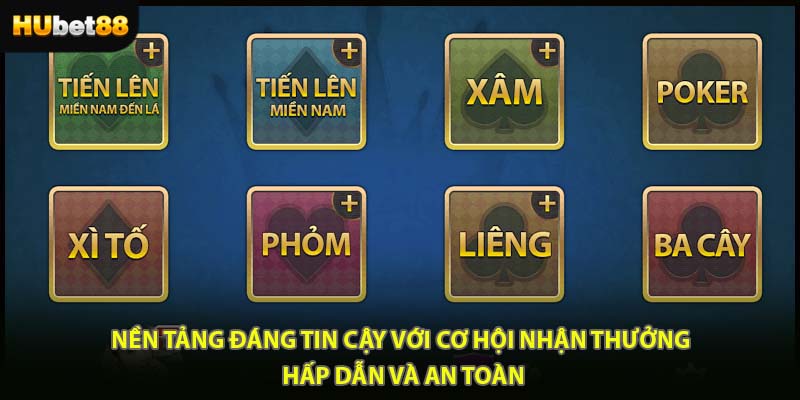 Nền tảng đáng tin cậy với cơ hội nhận thưởng hấp dẫn và an toàn